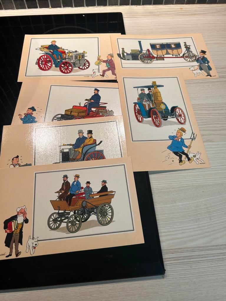 Tintin voir et savoir par Hergé Automobile album 1 origine, Enlèvement ou Envoi