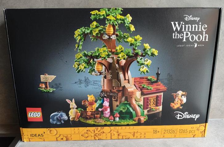 lego ideas 21326 winnie de poeh, Kinderen en Baby's, Speelgoed | Duplo en Lego, Nieuw, Lego, Complete set, Ophalen of Verzenden