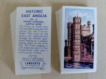 Historic East Anglia complete set 25 chromos 1963 beschikbaar voor biedingen