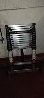 TELESCOPISCHE LADDER, UITSCHUIFBAAR TOT 380 CM HOOG, Doe-het-zelf en Bouw, Ladders en Trappen, Ophalen, Nieuw, Ladder, Opvouwbaar of Inschuifbaar