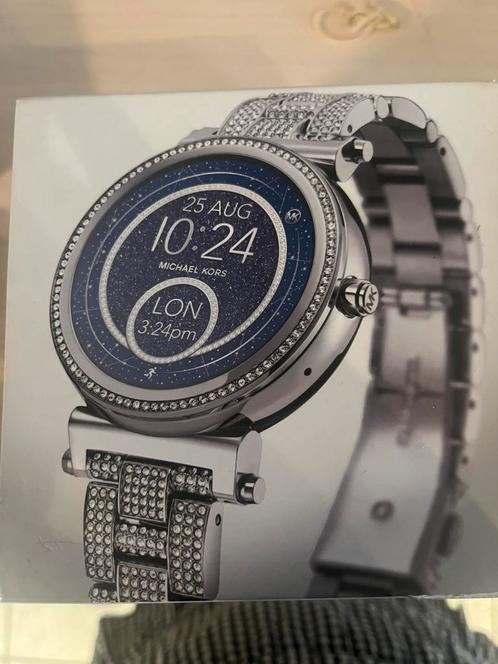 Michael kors horloge, Handtassen en Accessoires, Horloges | Dames, Zo goed als nieuw, Polshorloge, Overige merken, Zilver, Overige materialen