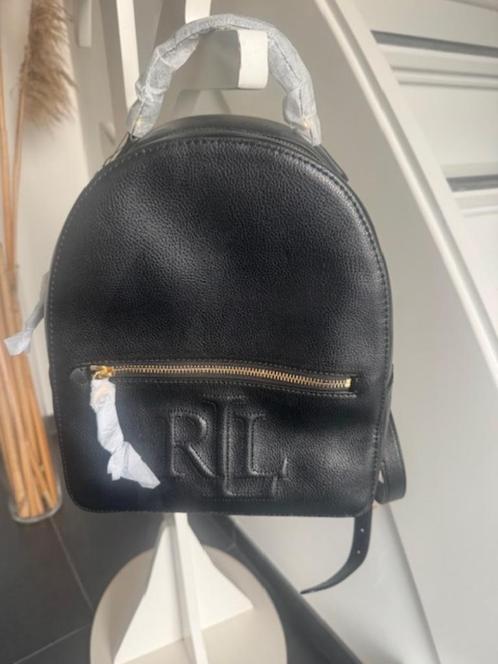 leren rugzak Ralph Lauren met kaartjes aan Nieuw, Handtassen en Accessoires, Tassen | Schoudertassen, Nieuw, Overige merken, Zwart