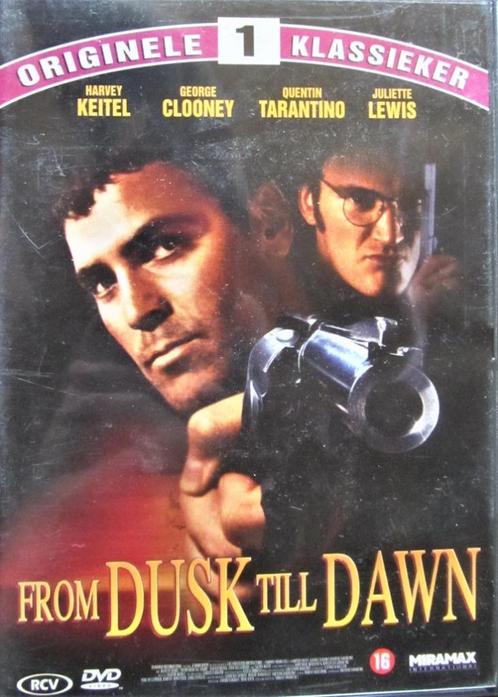 DVD ACTIE/HORROR- FROM DUSK TILL DAWN (GEORGE CLOONEY), CD & DVD, DVD | Horreur, Comme neuf, Autres genres, Tous les âges, Enlèvement ou Envoi