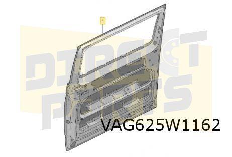 Volkswagen T5/T5 II/T6/T6.1 schuifdeur Rechts (met ruituitsp, Auto-onderdelen, Carrosserie, Deur, Volkswagen, Nieuw, Verzenden