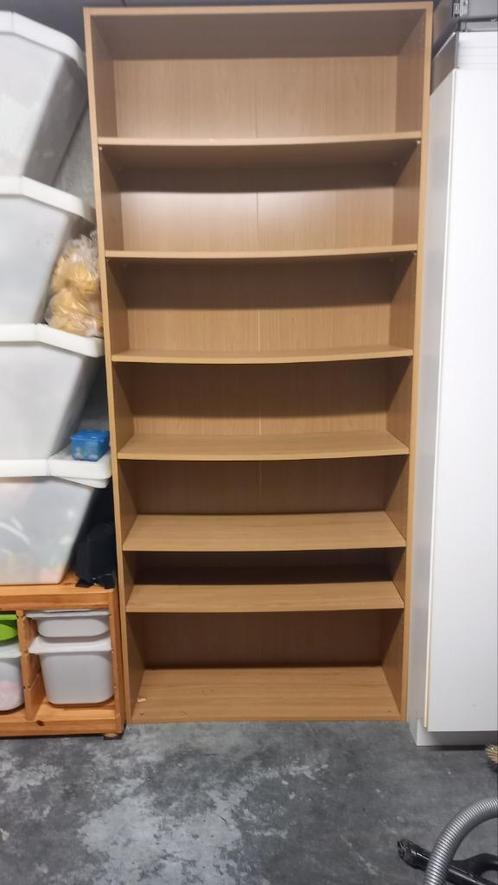 Boekenkast - Opbergkast, Huis en Inrichting, Kasten | Boekenkasten, Gebruikt, 50 tot 100 cm, 200 cm of meer, 25 tot 50 cm, Met plank(en)