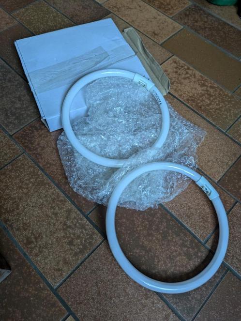 2 TL-buizen 2GX13 T5 22cm 22W koud wit rond, Huis en Inrichting, Lampen | Spots, Nieuw, Plafondspot of Wandspot, Glas, Led, Ophalen