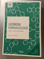 Leerboek Farmacologie, Boeken, Ophalen of Verzenden, Zo goed als nieuw, Hogeschool
