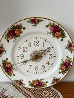 Royal Albert Old Country Roses wandklok, quartzklok, Antiek en Kunst, Ophalen
