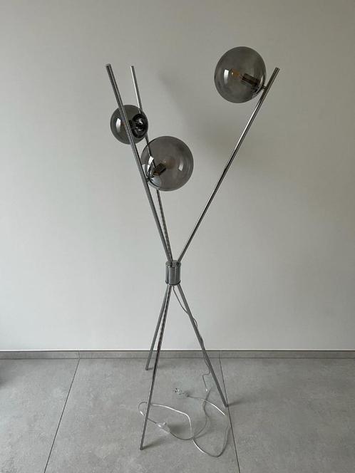 Lampe, Maison & Meubles, Lampes | Lampadaires, Comme neuf, 150 à 200 cm, Verre, Métal, Enlèvement