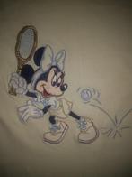 Disney figuurtje op T-shirt: Minnie Mouse tennist, Verzamelen, Disney, Gebruikt, Kleding of Textiel, Verzenden