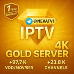 IP-TV GOLD Server 4K UHD (1 jaar), Audio, Tv en Foto, Ophalen, Nieuw, Zonder harde schijf