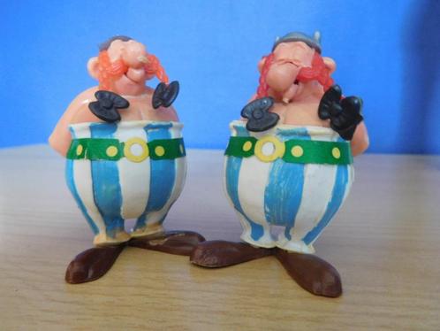2 figuren Obélix Dargaud 1969, Verzamelen, Stripfiguren, Gebruikt, Beeldje of Figuurtje, Asterix en Obelix, Ophalen of Verzenden