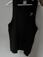 Gymshark tanktop M zwart 2x, Enlèvement ou Envoi, Comme neuf, Noir
