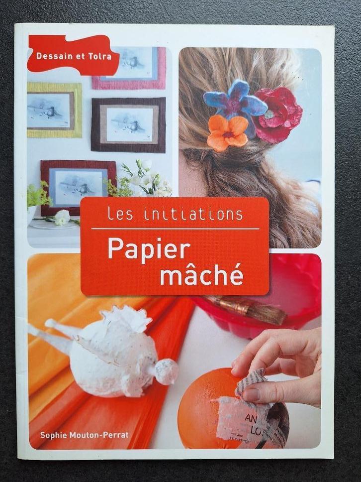 Les initiations Papier mâché - Sophie Mouton-Perrat, Boeken, Hobby en Vrije tijd, Zo goed als nieuw, Scrapbooking en Knutselen