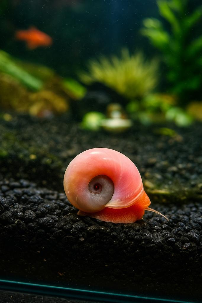 Pink Post-Horn Aquariumslakken, Dieren en Toebehoren, Vissen | Aquariumvissen, Slak of Weekdier