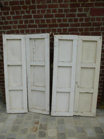 8 vieilles volets battants de bois, 120 à 160 cm, Enlèvement, Utilisé, Moins de 80 cm