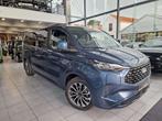 Ford Tourneo Custom TITANIUM X PHEV AUTOMAAT FULL FULL OPTIO, Auto's, 4 cilinders, Blauw, Leder, Bedrijf