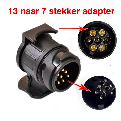 13 naar 7 polige adapter remork remorque, Caravans en Kamperen, Caravanaccessoires, Nieuw, Ophalen