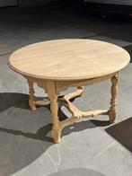magnifique table avec 2 allonges en chêne brut Aérogommé️, Maison & Meubles, Comme neuf