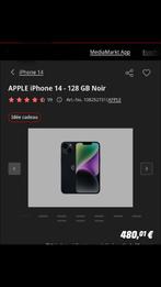 Iphone 14, 256 GB, Zwart, Zo goed als nieuw, Zonder simlock