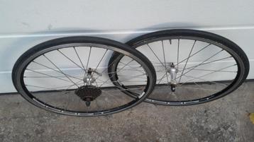 Set 24" fiets achterwiel voorwiel racefiets MTB kinderfiets beschikbaar voor biedingen