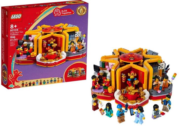 Lego 80108 - Tradities van Chinees nieuwjaar, Kinderen en Baby's, Speelgoed | Duplo en Lego, Nieuw, Lego, Complete set, Ophalen of Verzenden