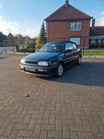 Te koop golf 3 cabrio oldtimer, Voorwielaandrijving, 4 zetels, Zwart, Lederen bekleding