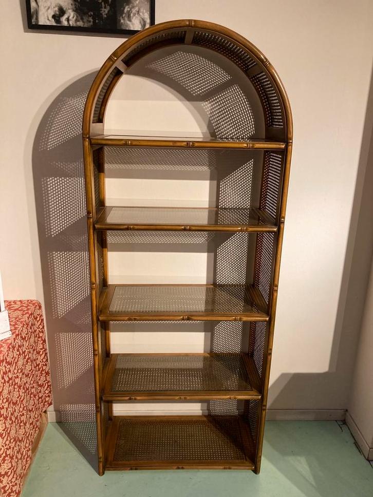 Rotan rek, Maison & Meubles, Armoires | Bibliothèques, Utilisé, Enlèvement