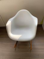 Rocking Chair Charles and Ray Eames Vitra Replica, Maison & Meubles, Chaises, Comme neuf, Enlèvement, Blanc, Une