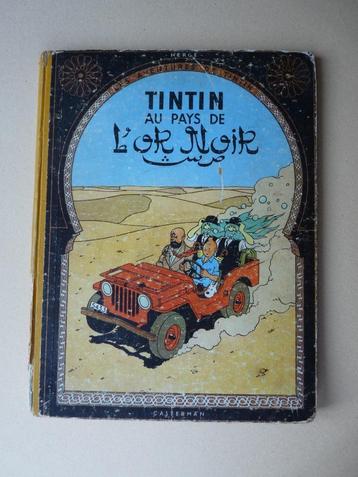 Tintin Au Pays de L'or Noir - Hergé - HC beschikbaar voor biedingen