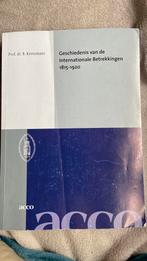 Geschiedenis van de Internationale Betrekkingen 1815-1920, Gelezen, Ophalen of Verzenden, Hoger Onderwijs