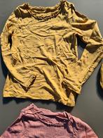 Gele oker longsleef, trui, pull met bloemen, CA, 128, Kinderen en Baby's, Kinderkleding | Maat 128, Ophalen of Verzenden, Zo goed als nieuw