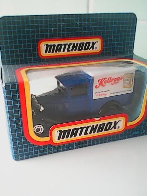 Vintage Matchbox Ford Model A Van AFHALING LEES BESCHRIJVING, Hobby en Vrije tijd, Modelauto's | 1:50, Nieuw, Auto, Matchbox, Ophalen