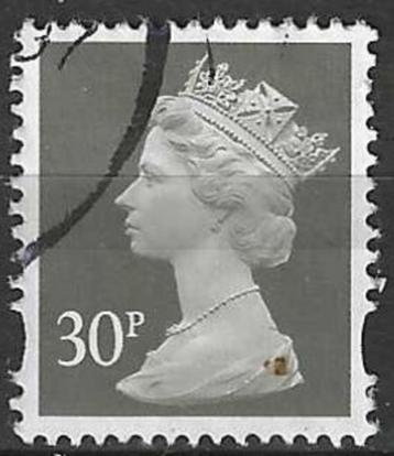 Grande-Bretagne 1993 - Yvert 1690 - Reine Elisabeth II (OB), Envoi, Affranchi