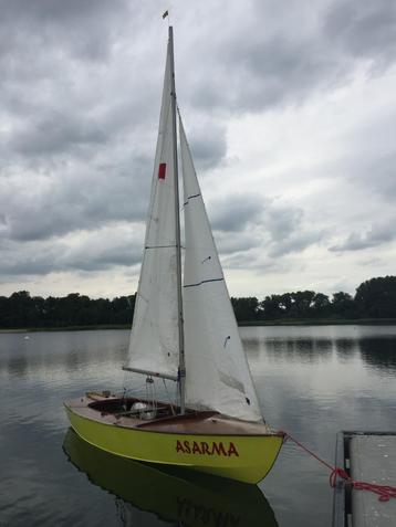 Open Zeilboot houten Spanker voor familie, alsook sportief