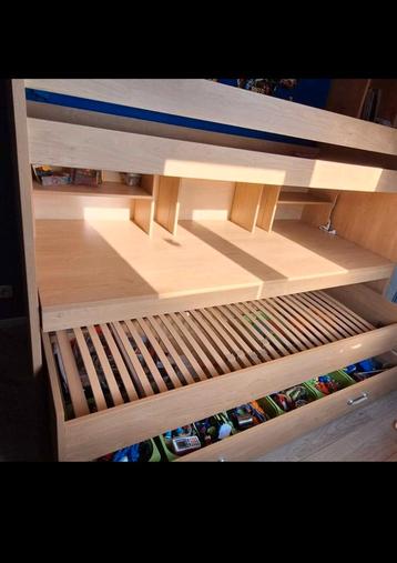 Lit superposé, lit mezzanine, 2 lits et bureau, Enlèvement, 180 cm ou plus, 100 cm ou plus, Lit mezzanine ou Lit superposé