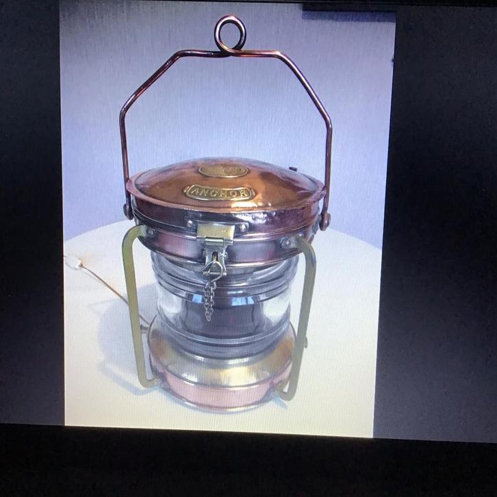 Scheepslamp Anchor Light, Verzamelen, Scheepvaart, Gebruikt, Ophalen of Verzenden