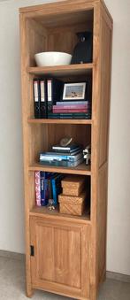 2 Teak kolom kasten, Huis en Inrichting, Kasten | Boekenkasten, Ophalen, 200 cm of meer, Teakhout, 50 tot 100 cm