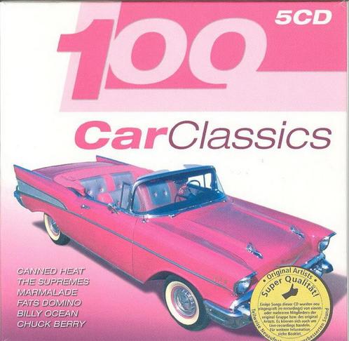 5CD-BOX * 100 CAR CLASSICS, CD & DVD, CD | Pop, Comme neuf, Enlèvement ou Envoi