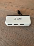 Belkin compacte 4-USB poort reishub, Computers en Software, Dockingstations, Belkin, Laptop, Nieuw, Ophalen of Verzenden