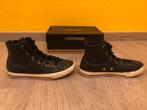Converse zwarte leren bottines maat 32, Ophalen of Verzenden, Zo goed als nieuw, Converse