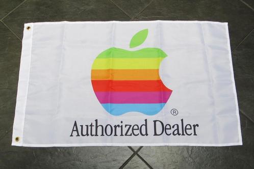 Apple - Macintosh - iMac - iPhone - Dealer Vlag (1977-1998), Verzamelen, Merken en Reclamevoorwerpen, Zo goed als nieuw, Ophalen of Verzenden