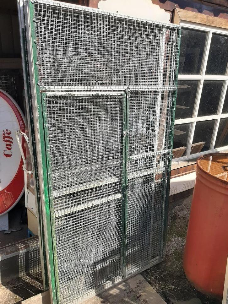 Voliere/kattenkooi panelen, Dieren en Toebehoren, Vogels | Hokken en Kooien, Gebruikt, Volière, Aluminium, Ophalen