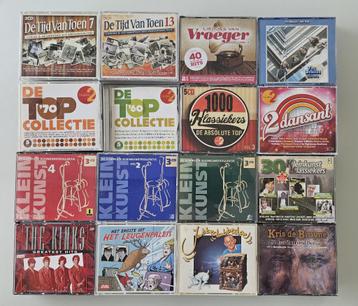 lot met 16 CD verzamelalbums beschikbaar voor biedingen