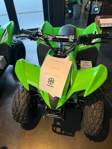 KAWASAKI KFX 90 KINDER QUAD AAN DUMPINGS PRIJS