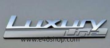 EMBLEEM " LUXERY LINE  " BMW  OE 51147418530 NIEUW  beschikbaar voor biedingen