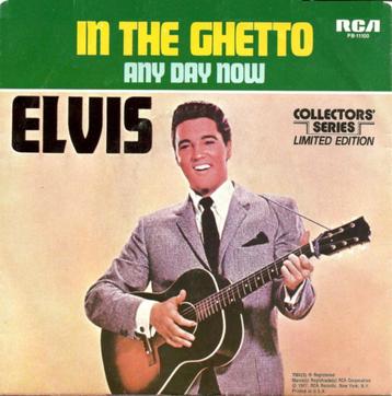 7"  Elvis  ‎– In The Ghetto (US Press)