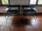 Wassily chair - Marcel Breuer, Huis en Inrichting, Ophalen, Twee, Zwart, Vintage design modernisme bauhaus