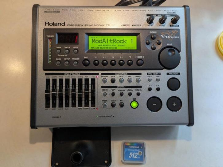Roland TD-20 drummodule met uitbreidingspakketten, Muziek en Instrumenten, Drumstellen en Slagwerk, Gebruikt, Roland, Ophalen of Verzenden