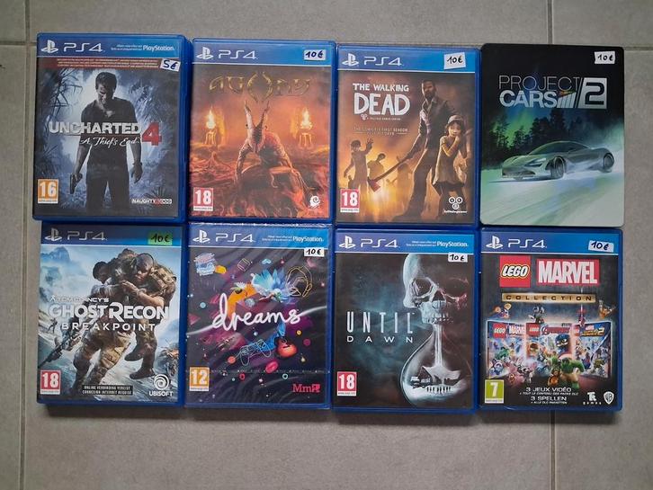 PS4 Games (Zie omschrijving), Games en Spelcomputers, Games | Sony PlayStation 4, Zo goed als nieuw, Ophalen of Verzenden